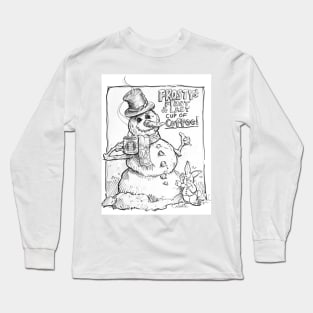 Frosty's First and Last Cup of Coffee Long Sleeve T-Shirt